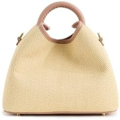 Elleme Women's Baozi Raffia Leather Bag | Amazon (US)