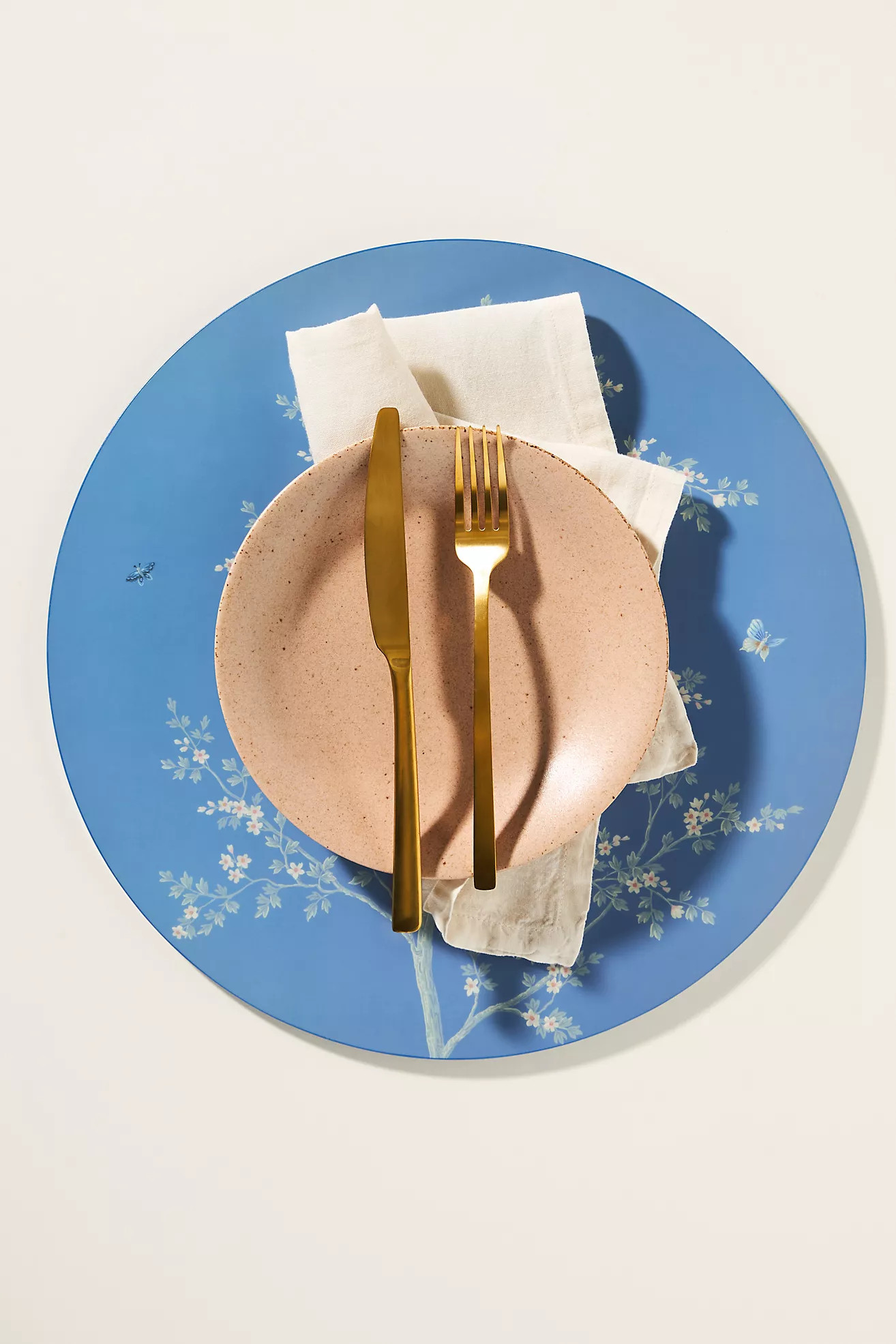 Addison Ross Chinoiserie Lacquered Placemats, Set of 4 | Anthropologie (US)