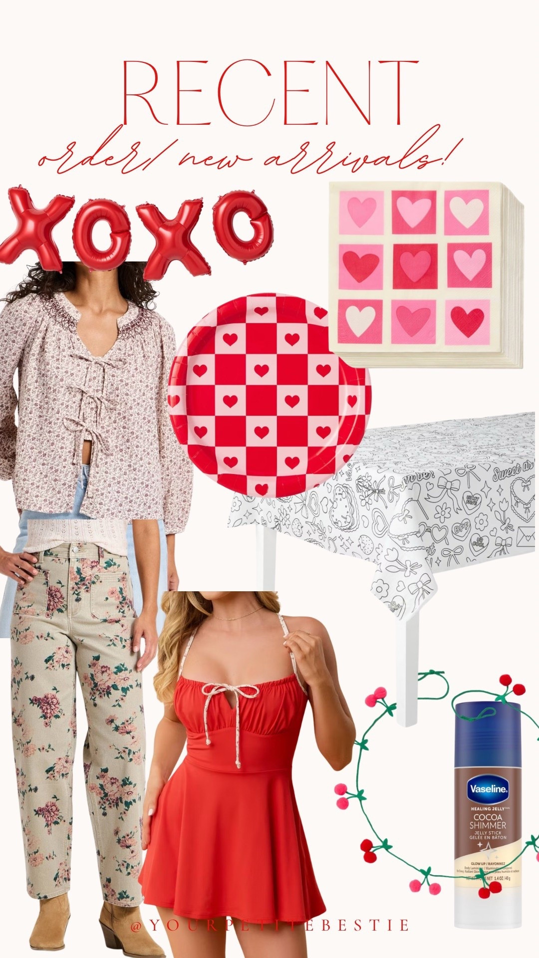 Just ordered! 

Loving the piping on this yoga dress! So pretty

Pants always sell out quickly!!! Grab now/ I ordered a 00

Shirt is so pretty with the tie front detailing.

Party Valentine’s Day decor: plates, cups and garland + cute color on table cloth for only $3 !!

#LTKSeasonal #LTKSaleAlert #LTKKids