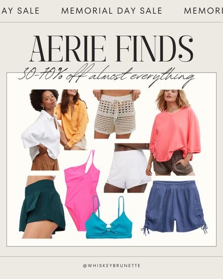 Major Deals going on at Aerie this weekend! So many cute cozies for summer.

Aerie Swim | Aerie Top | Memorial Day Sales

#LTKMidsize #LTKStyleTip #LTKFindsUnder100