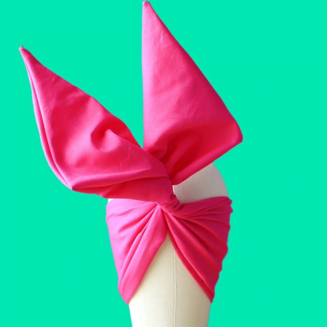 Pink Twist Head Wrap, Flexible Wire Head Wrap, Top Knot, Turban, Vibrant Twist Tie, Versatile Wir... | Etsy (US)