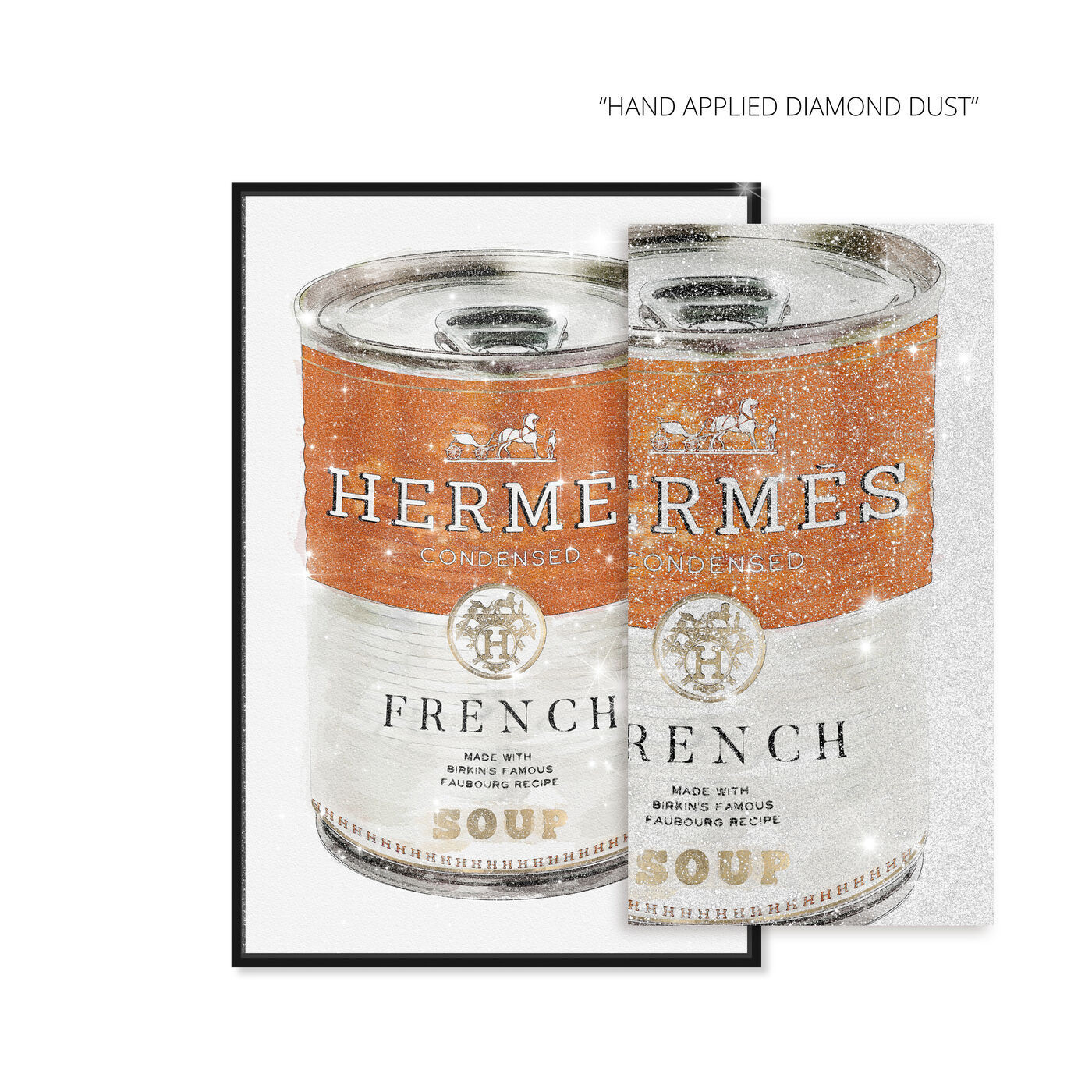 French Luxe Soup: Diamond Dust Wall Art | The Oliver Gal | Oliver Gal