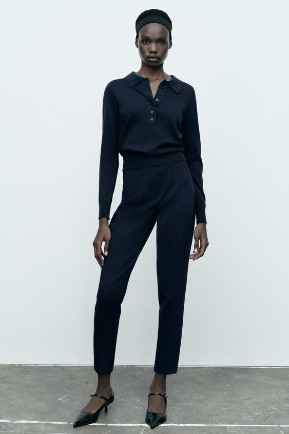 PANTS WITH A HIGH WAIST | Zara US