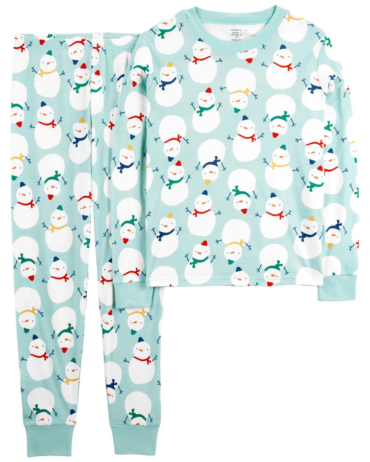 Adult 2-Piece Christmas Snowman 100% Snug Fit Cotton Pajamas - Carter's | Carter's | Carter's Inc