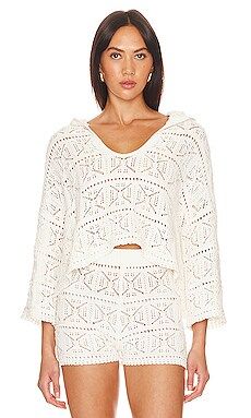 L*SPACE Diamond Eyes Sweater in Cream from Revolve.com | Revolve Clothing (Global)