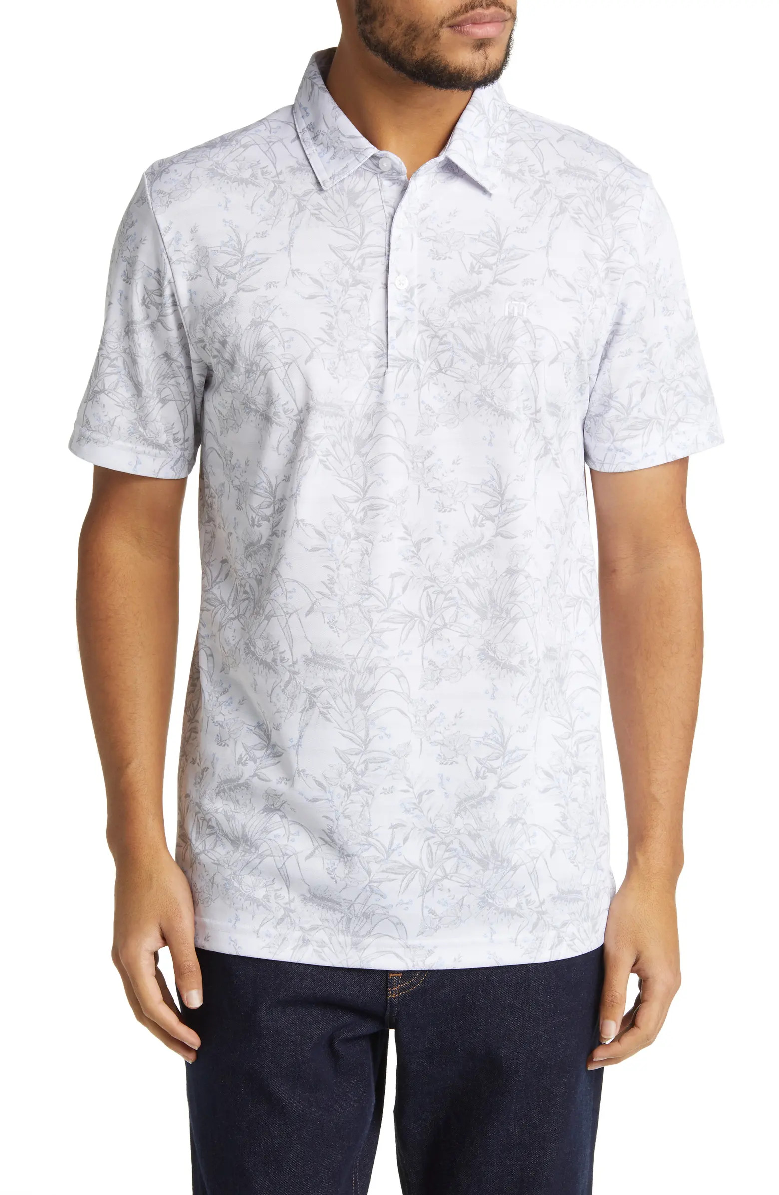 Stay on Target Floral Piqué Polo | Nordstrom