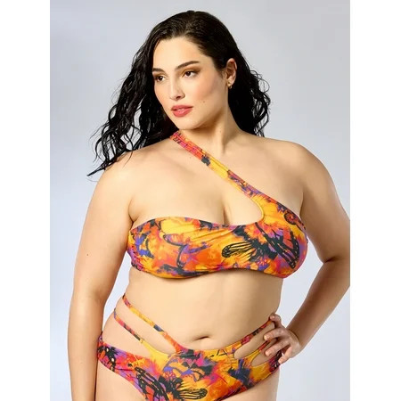 Hot Girl Summer by Megan Thee Stallion Women s Sunset Butterfly Bikini Top Sizes XS-XXL | Walmart (US)