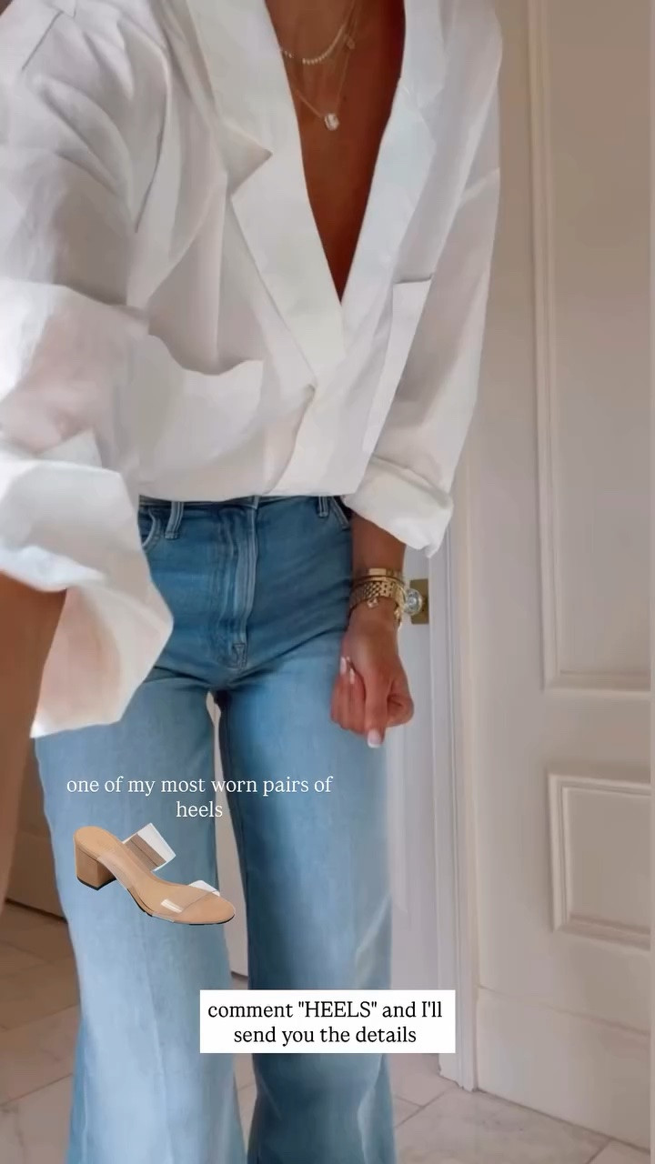 Most worn heels, and one of my favorite pairs of jeans.