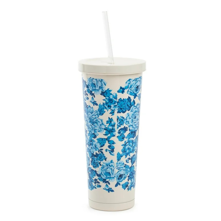 The Pioneer Woman Double Wall Insulated Stainless Steel Tumbler 24 fl oz, Floral | Walmart (US)