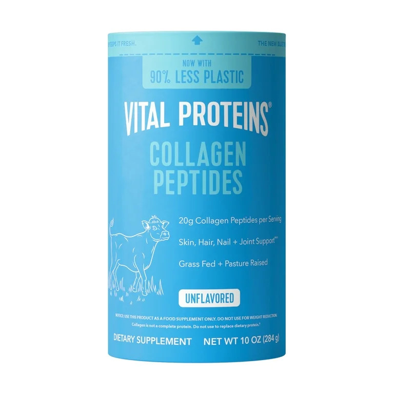 Vital Proteins Collagen Peptides Powder Supplement for Hair, Skin and Nails, Unflavored, 10 oz | Walmart (US)