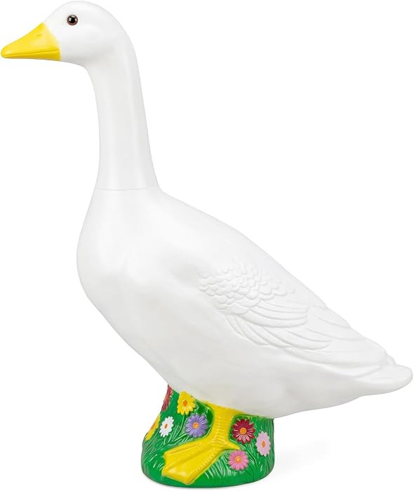 23 Inch Large Porch Goose Statue - PE Plastic Outdoor Goose Decor for Lawn, Yard, & Garden Decora... | Amazon (US)