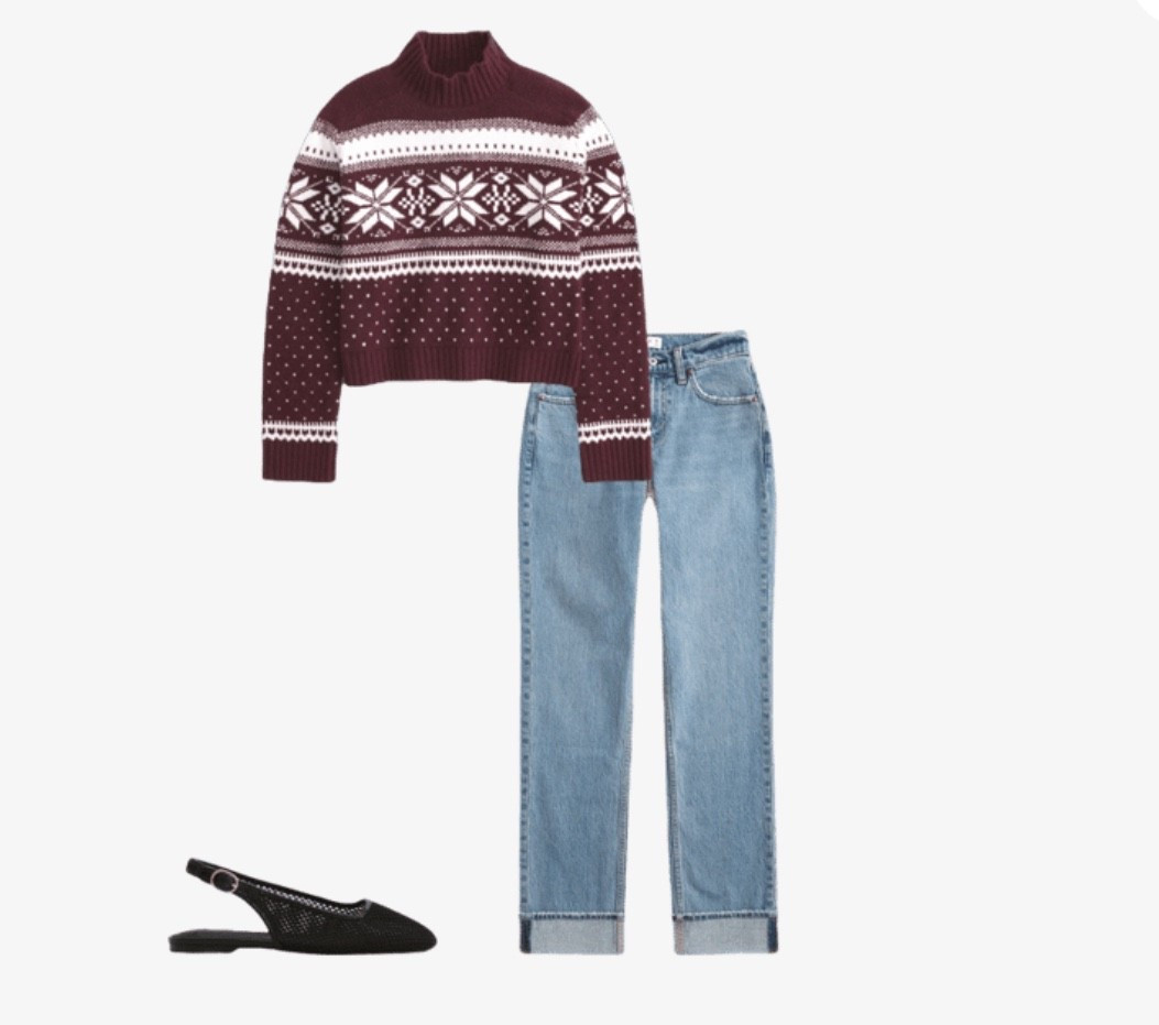 Christmas Outfit idea on sale
Date night 
Holiday party 
Abercrombie outfit 

#LTKFindsUnder100 #LTKGiftGuide #LTKootd