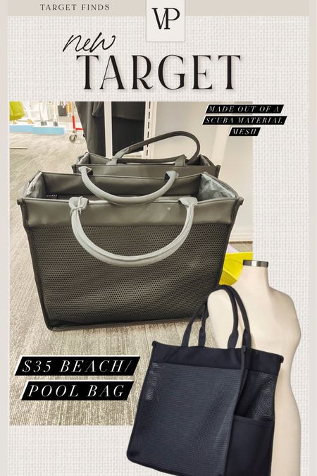 $35 Target beach/ pool bag find. Made out of a scuba material. Also comes in 2 other colors but material is terry cloth. Those would be cute monogrammed 
Target finds
Vacation bag
Beach bad
Target style
Target finds
Affordable fashion 


#LTKitbag #LTKunder50 #LTKtravel