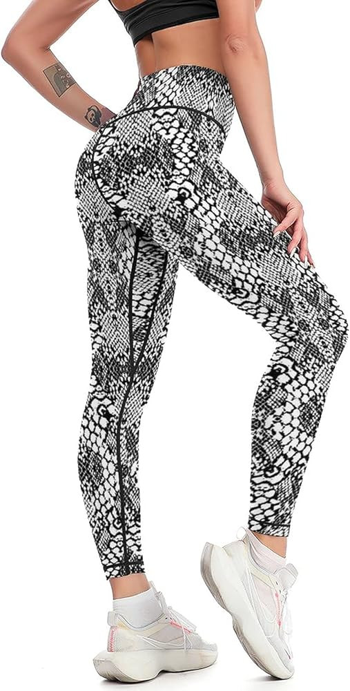 Cerburny Yoga Leggings for Women High Waisted Workout Pants 4-Way Stretch Exercise Running Pants | Amazon (US)