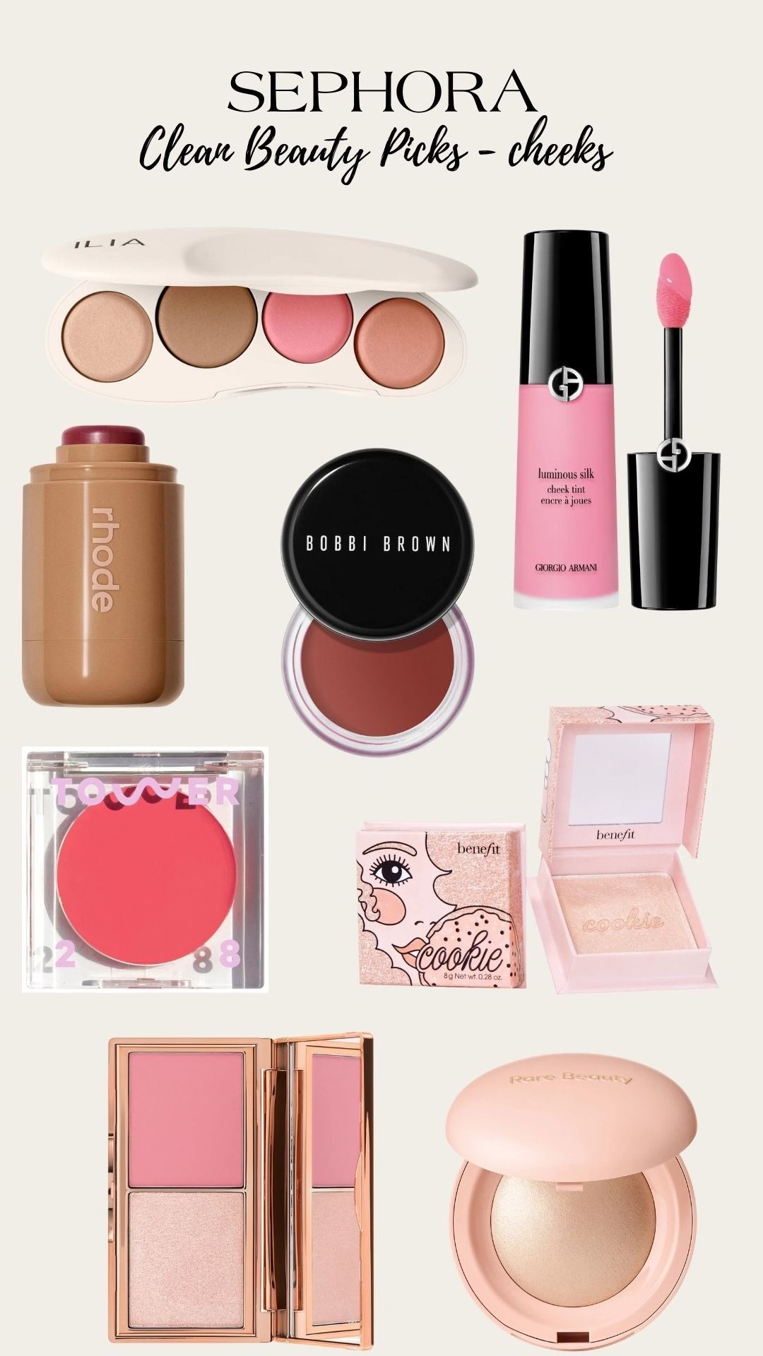 Sephora  beauty picks! Cheek edition 🤍

Sephora - Clean Beauty - Blush - Highlight - Cheek palette 

#LTKGiftGuide #LTKgrwm #LTKBeauty