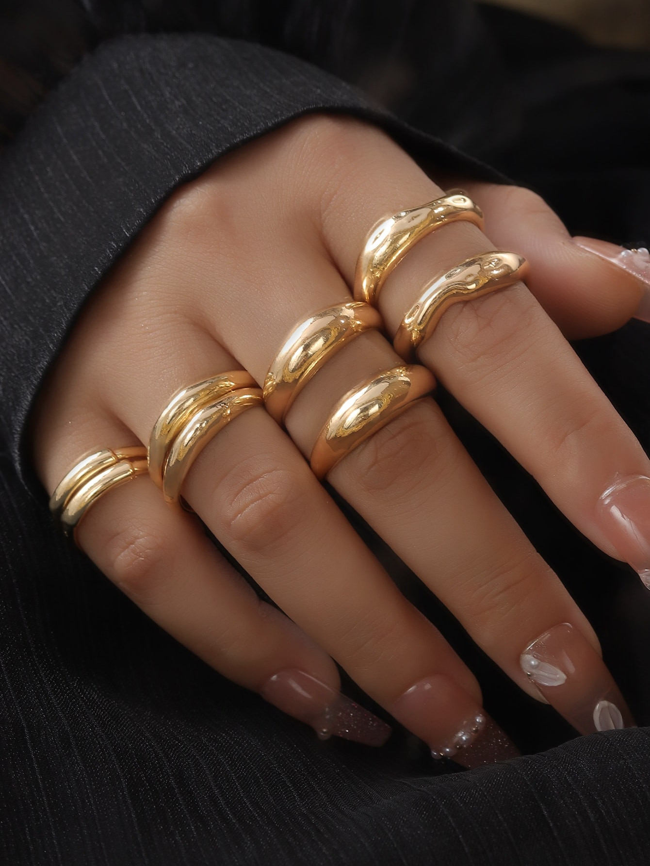 8pcs/set European And American Fashionable & Simple Ring | SHEIN USA | SHEIN