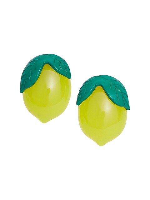Resin & Enamel Lemon Stud Earrings | Saks Fifth Avenue