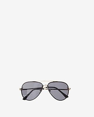 Rimless Aviator Sunglasses | Express