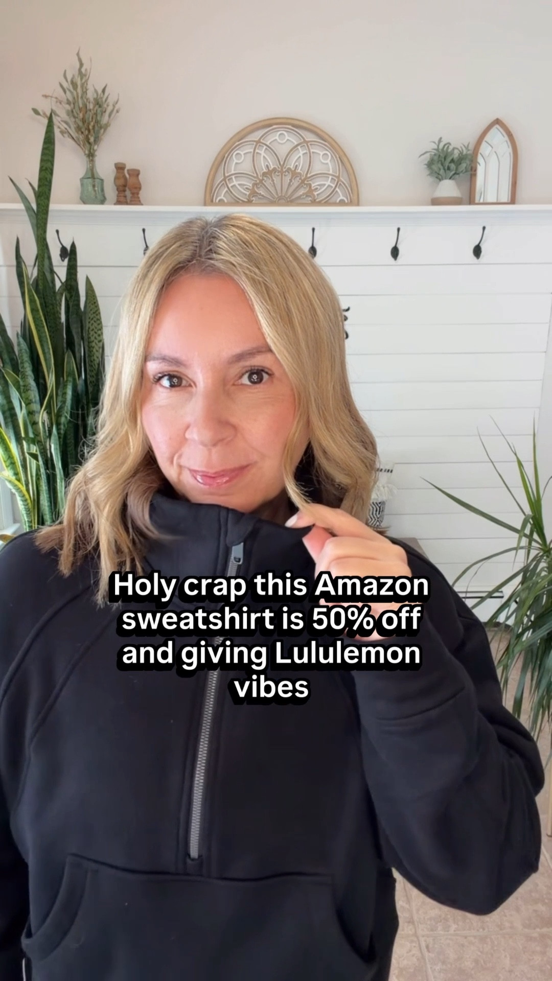 Lulemon vibes for a fraction of the price! This sweatshirt is 50% off right now and a great look alike. I’m loving the leggings too! I’m wearing a medium in both. Amazon fashion 

#LTKOver40 #LTKSaleAlert #LTKActive