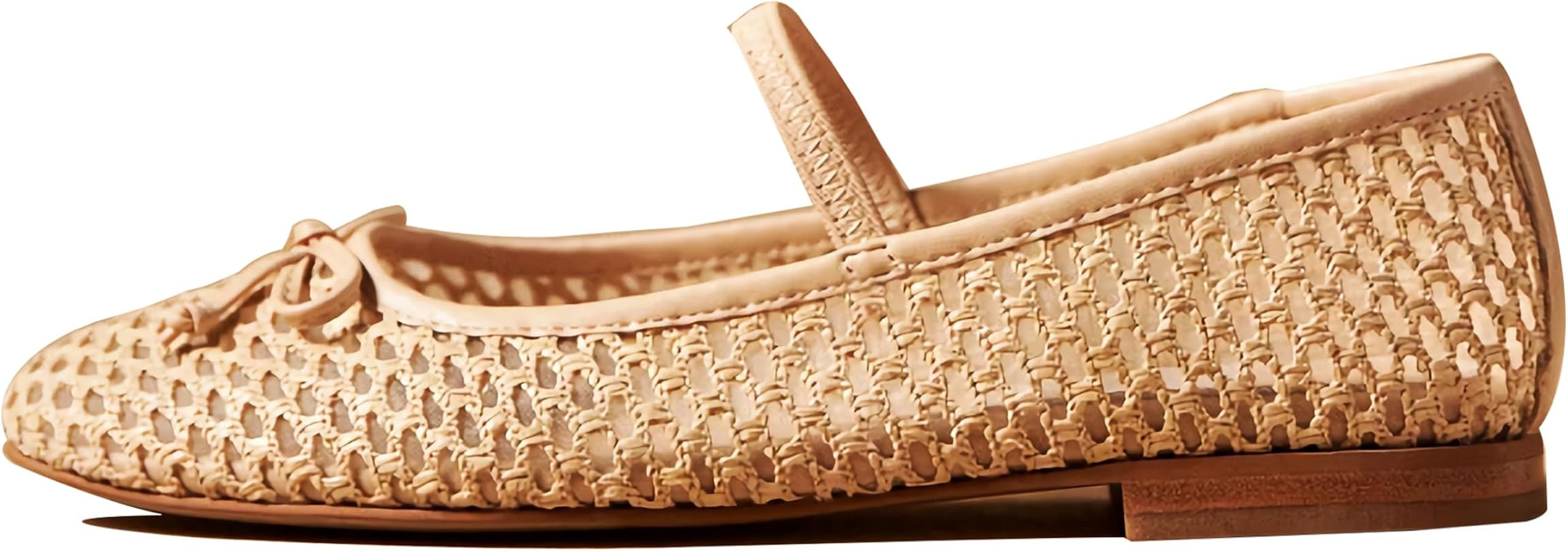 Mesh Ballet Flats for Women Stylish Mary Jane Shoes Design with Pull-On Fit Elegant Round Toe Bre... | Amazon (US)