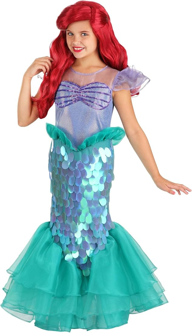 Girl's Little Mermaid Ariel Costume | Amazon (US)