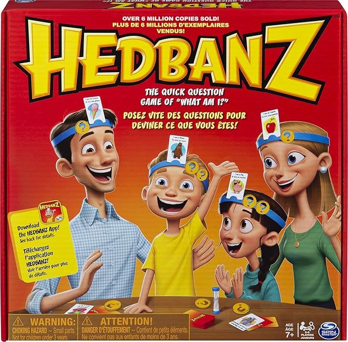 Hedbanz, Quick Question Family Guessing Game for Kids and Adults (Edition May Vary) | Amazon (US)