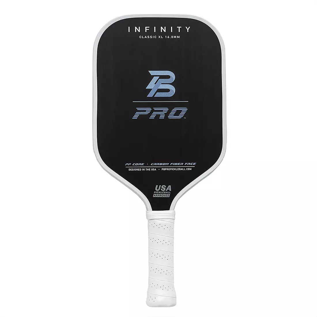 PB Pro Infinity Classic XL 16.0 mm Raw Carbon Fiber Pickleball Paddle | DICK'S Sporting Goods