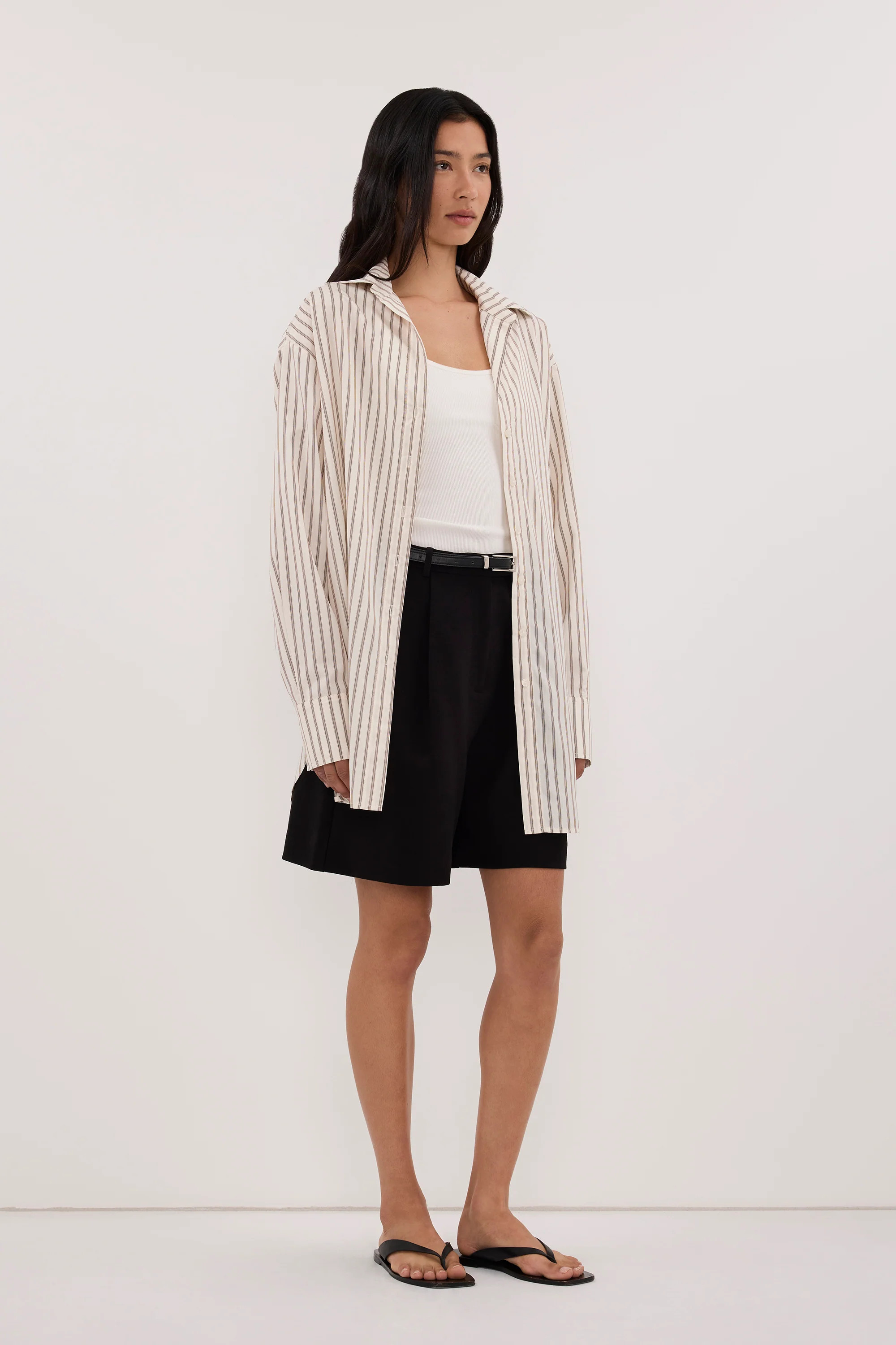 ANDY OFF WHITE SILK BLEND SHIRT | DISSH