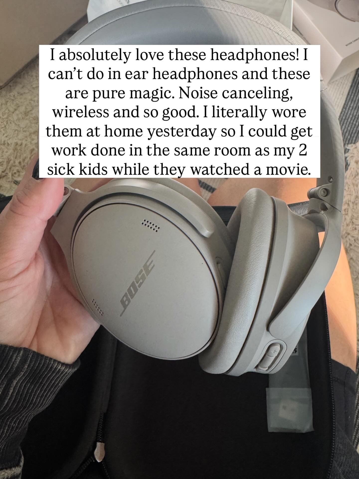The best headphones! I don’t travel without these 