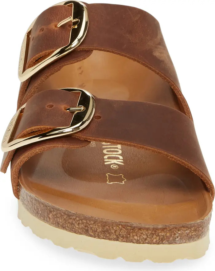Birkenstock Arizona Big Buckle Slide Sandal in Sandcastle at Nordstrom, Size 10-10.5Us | Nordstrom