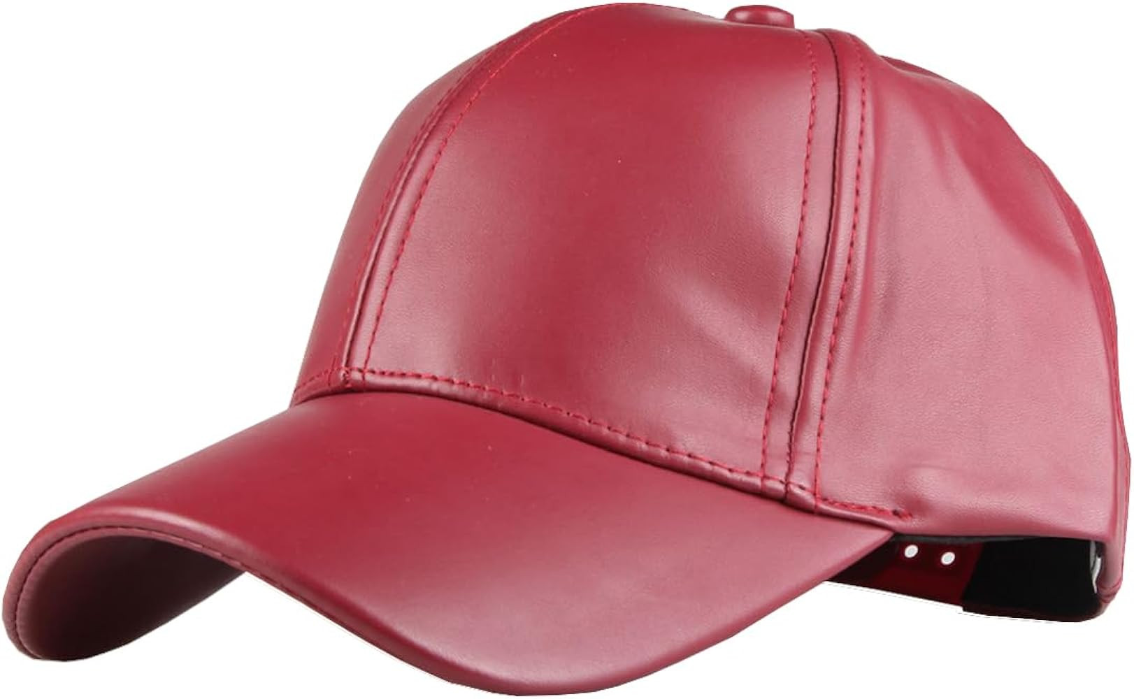 Adjustable Cap Baseball Cap Outdoors Casual Hat Sports Cap Leather Hat for Wen and Men | Amazon (US)