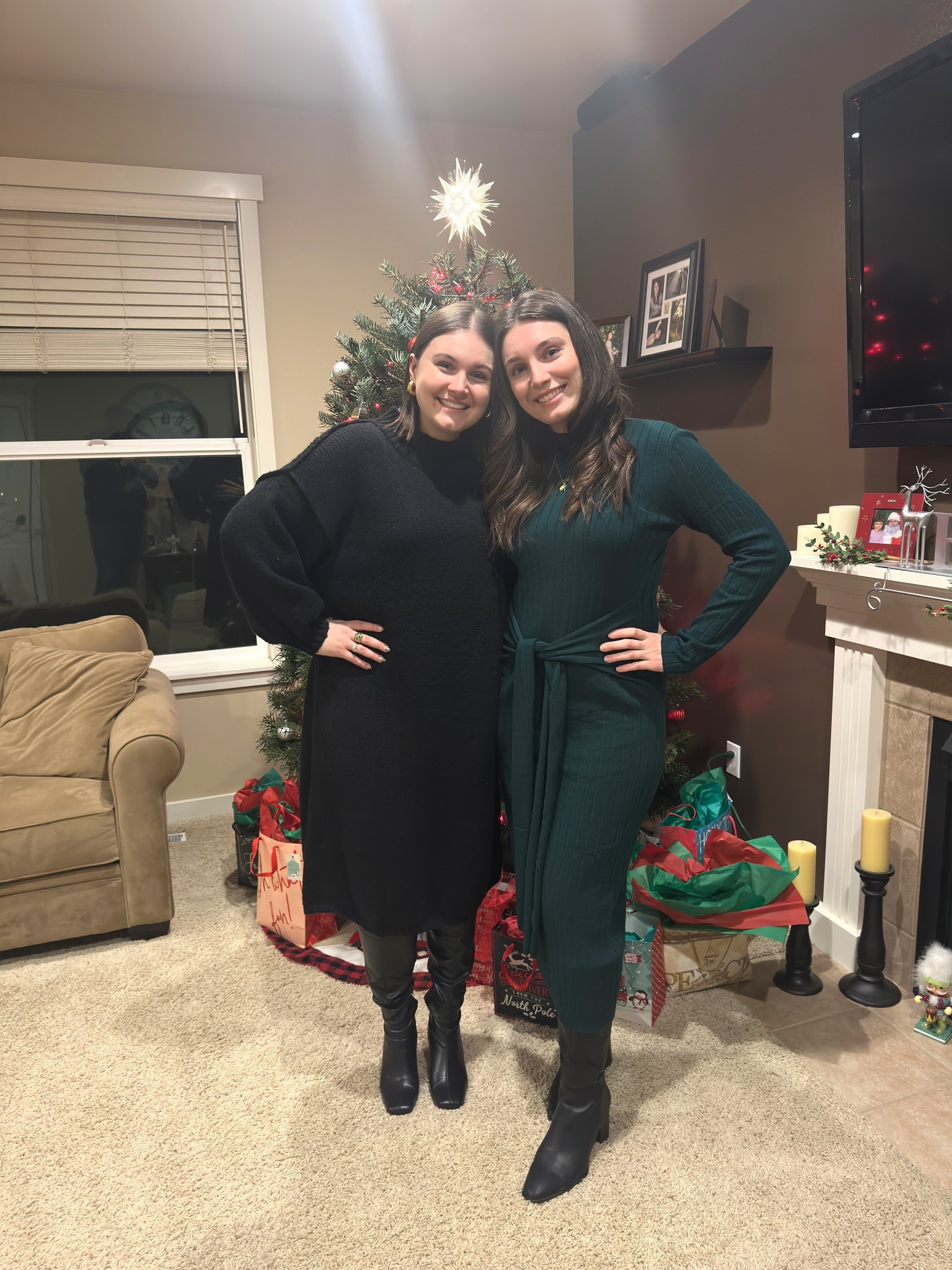 Sister Christmas dresses! What my sis and I wore to mass today 🥰

Both of us are wearing L dresses

#LTKHoliday #LTKootd #LTKMidsize
