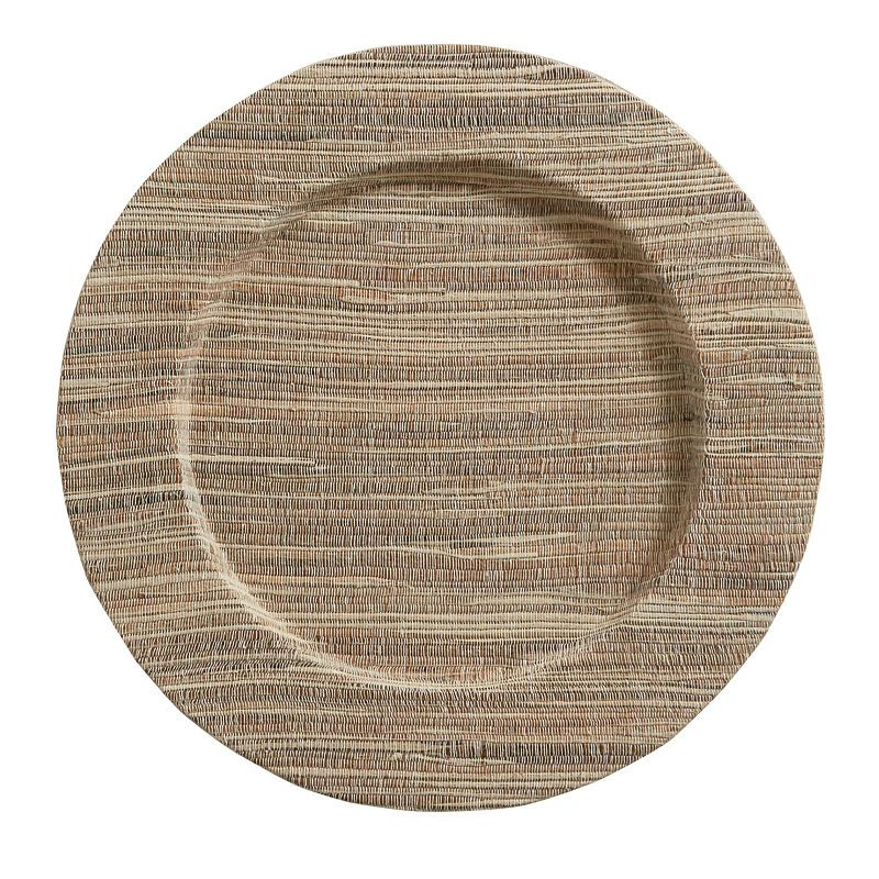 Split P Natural Hyacinth Charger | Target