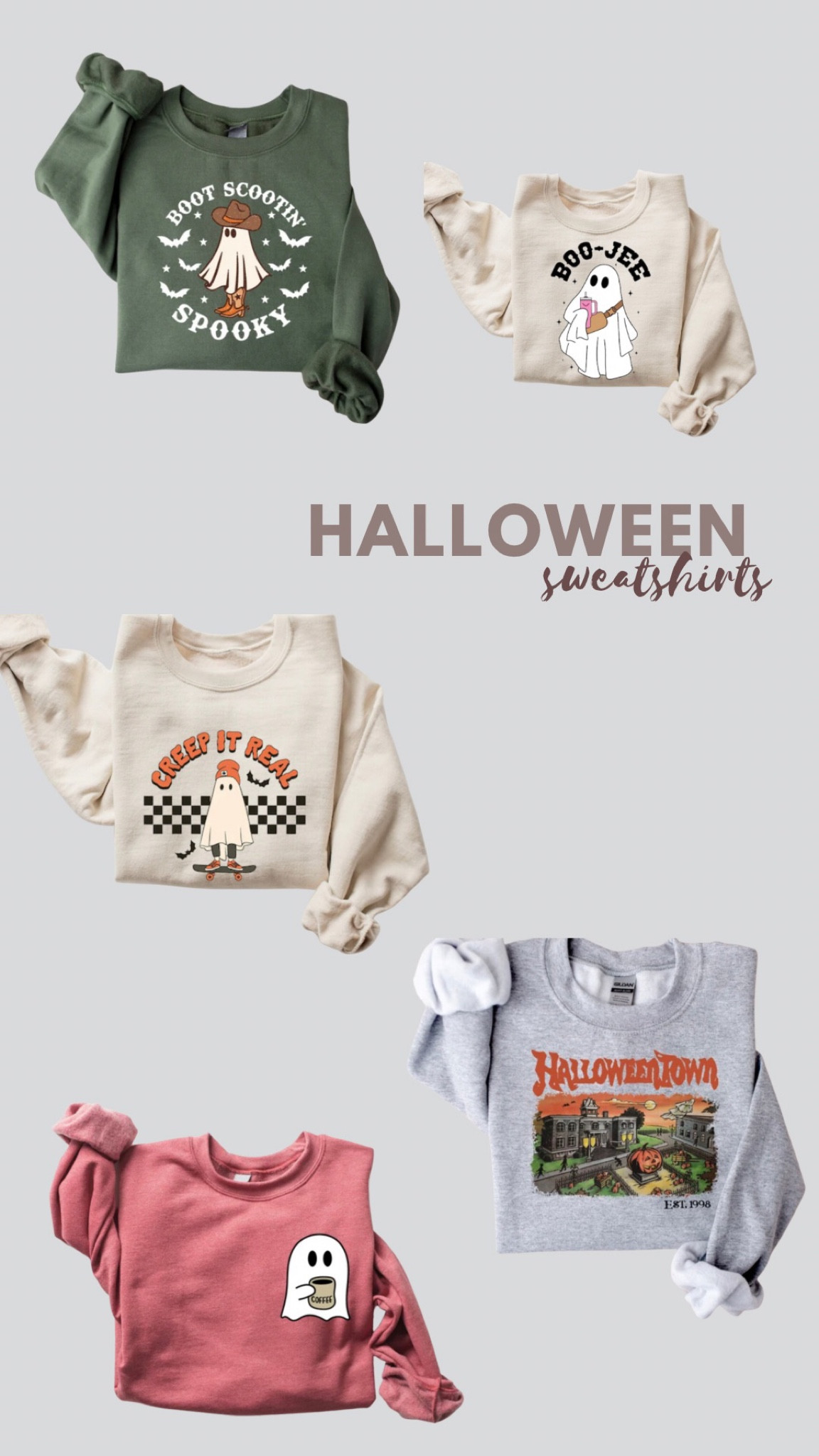 halloween themed cozy and cute sweatshirts 👻🩷

#LTKfindsunder50 #LTKSeasonal #LTKHalloween