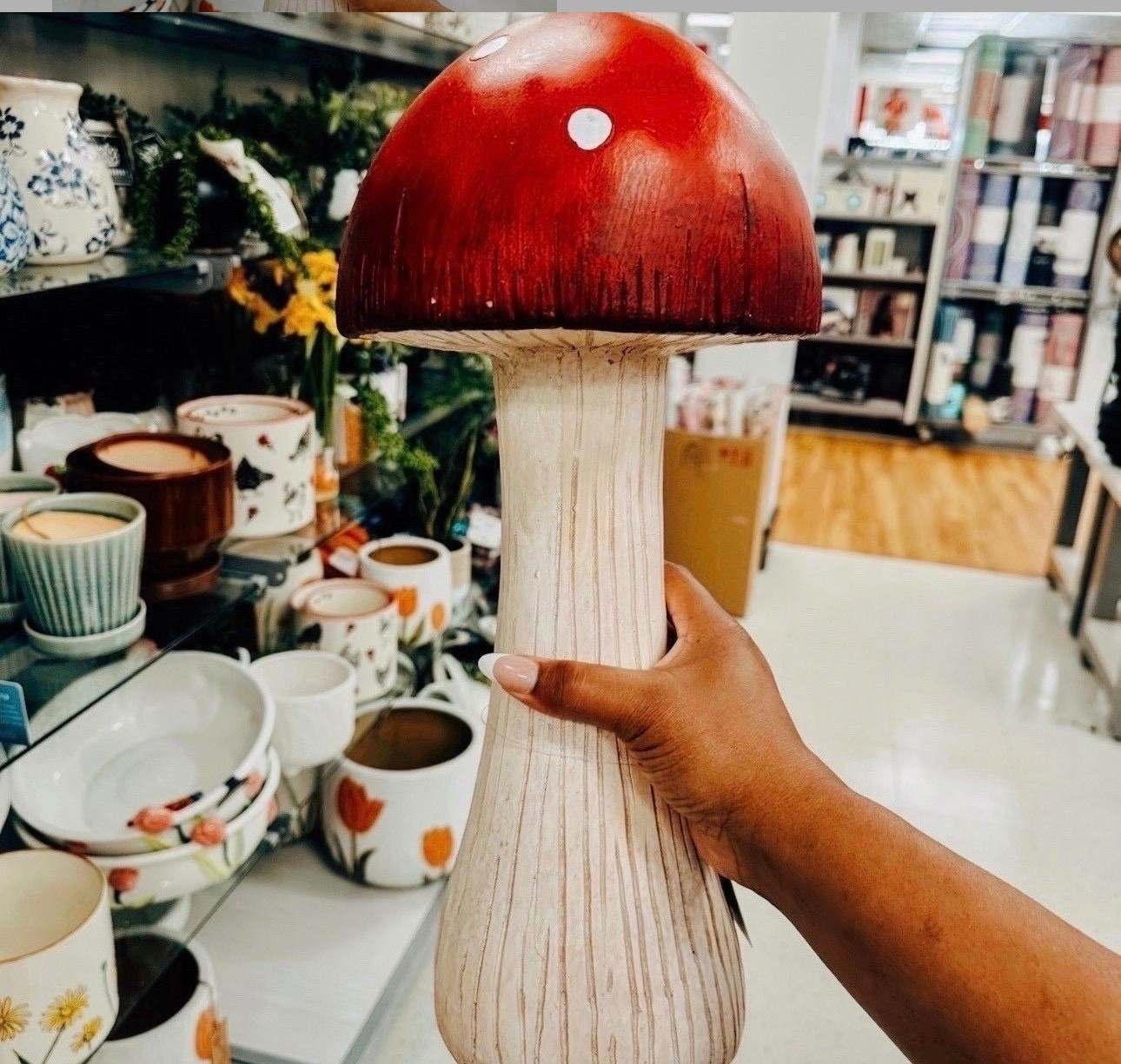 Large Red Mushroom Statue | Whimsical Garden & Home Decor

#LTKHome #LTKSeasonal #LTKSaleAlert