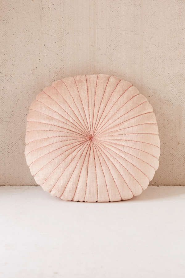 Shelly Round Velvet Pillow | Urban Outfitters US