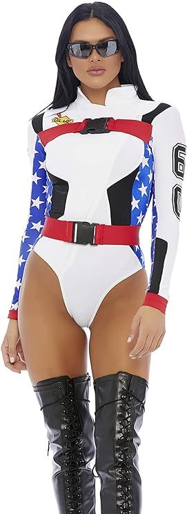 Forplay womens Step on It Sexy Motocross Costume | Amazon (US)