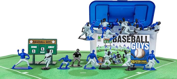 Kaskey Kids Baseball Guys - Blue vs Grey Inspires Kids Imaginations with Endless Hours of Creativ... | Amazon (US)