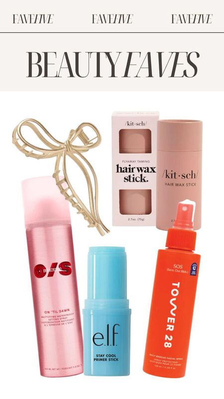Beauty and Skincare Fave Five feat. Kitsch, Ulta, The Hair Edit, Sephora, Tower 28, ONE/SIZE by Patrick Starr

#LTKbeauty #LTKfindsunder50