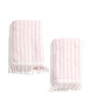 2pk Telham Striped Hand Towels | TJ Maxx