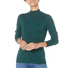 Amazon Essentials Women's Lightweight Mockneck Sweater | Amazon (US)