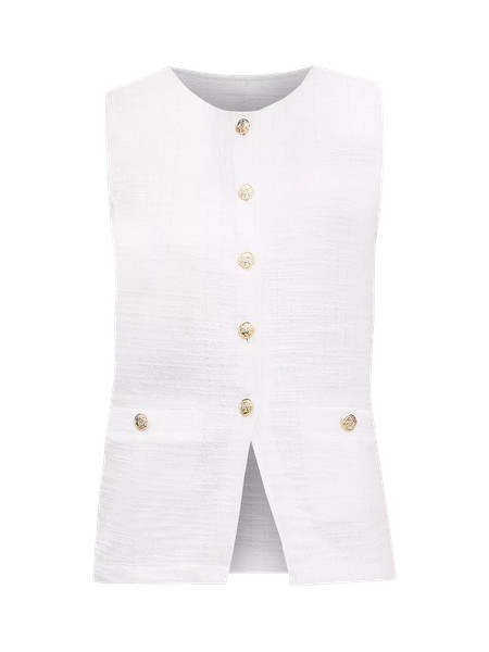 Tweed Pocket Vest | LOFT