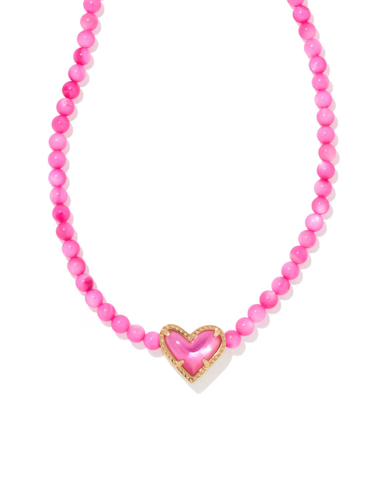Beaded Ari Gold Necklace in Pink Mix | Kendra Scott