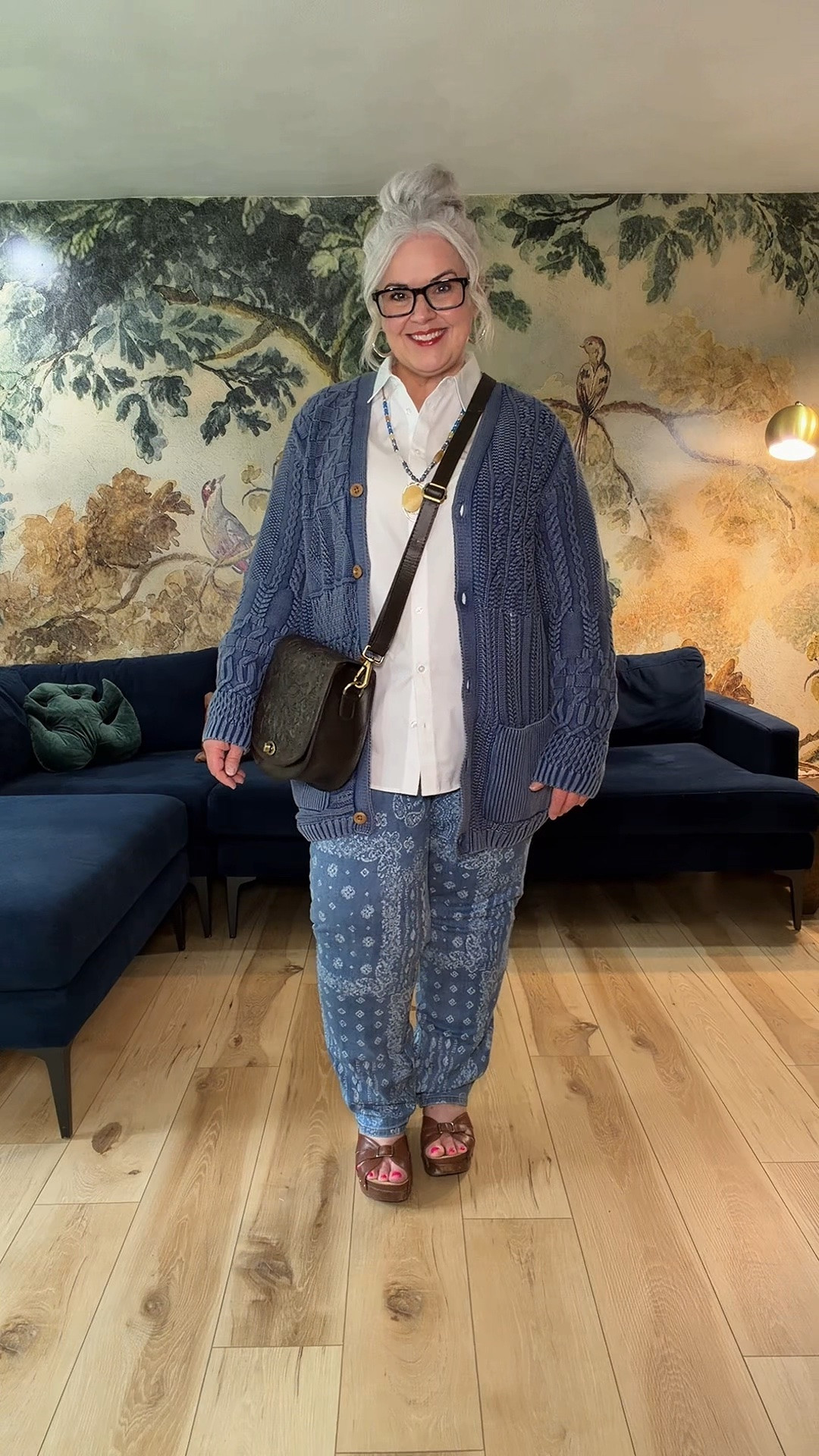 @Coldwater Creek  is giving all the cozy pre-fall vibes with AMAZING quality pieces that will last season after season. The feel is absolutely lush! I mean this bag tooo 😍

I’m a Size 16 215lbs, 5’2 wearing:
XL- Sweater
18 Petite - Pants
18 - White Button Down 

#Over50Style #over50fashion #ad #falloutfitinspo #ootd

#LTKootd #LTKgrwm #LTKOver40