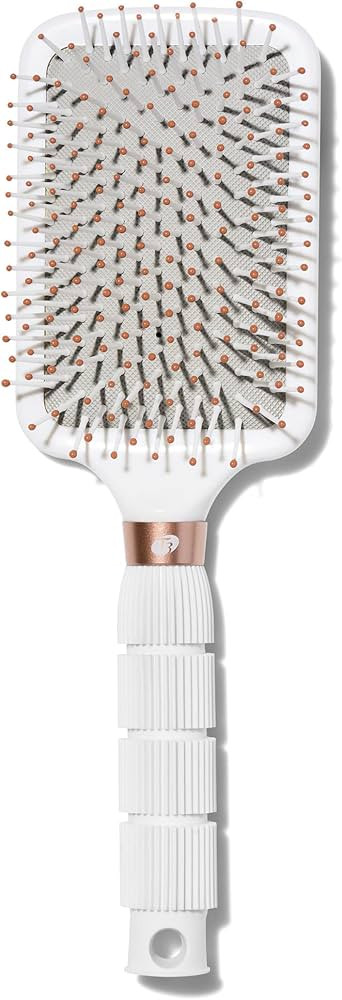 T3 Smooth Paddle Brush | Cushioned Body and Wide Flat Base for Gentle Styling | Heat Resistant Br... | Amazon (US)