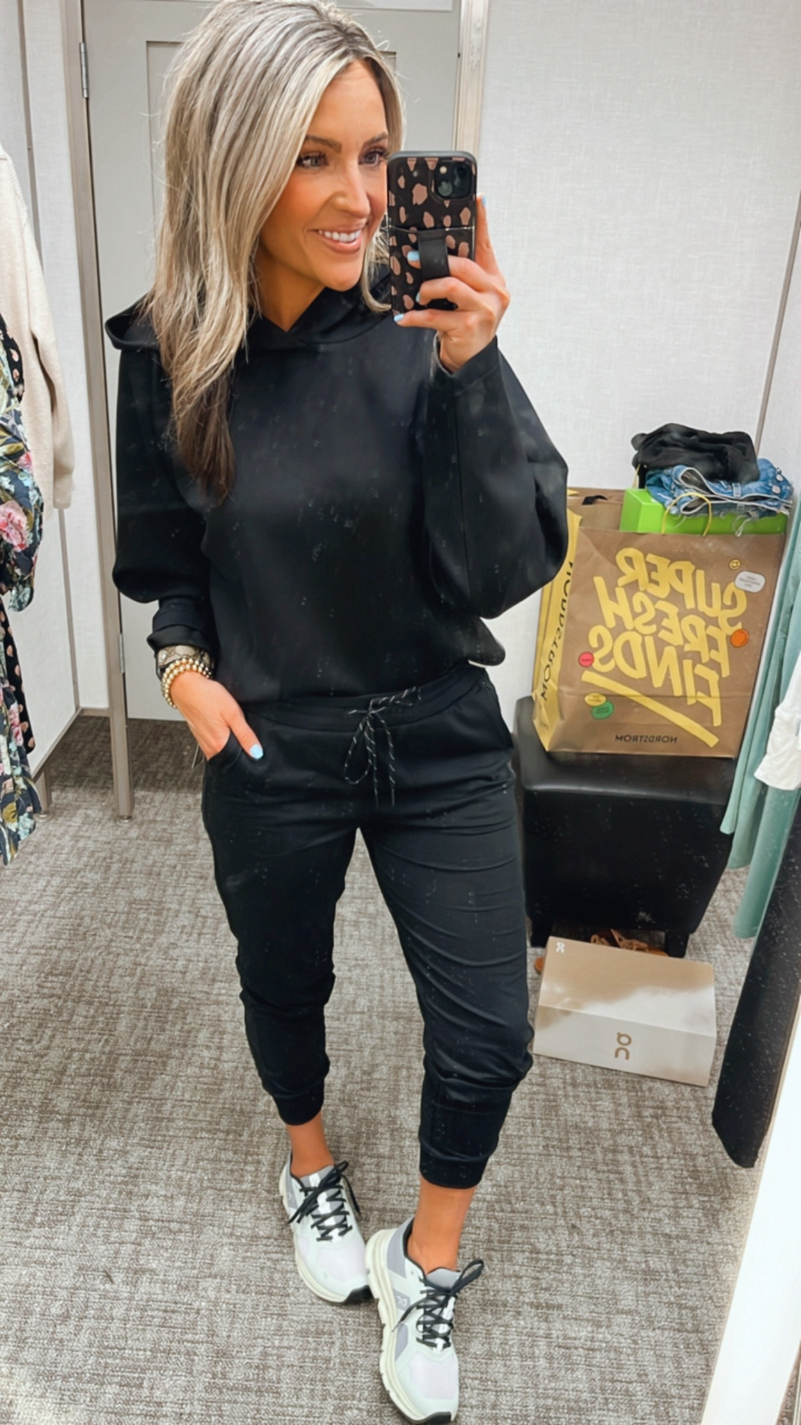 Zella joggers and Zella hoodie. Joggers are such a great fall staple piece. Hoodie is such a buttery soft luxe feel

On cloud sneakers have great support. I bought them for my new walking shoes. Size up 1/2

#LTKSummerSales #LTKxNSale #LTKSaleAlert
