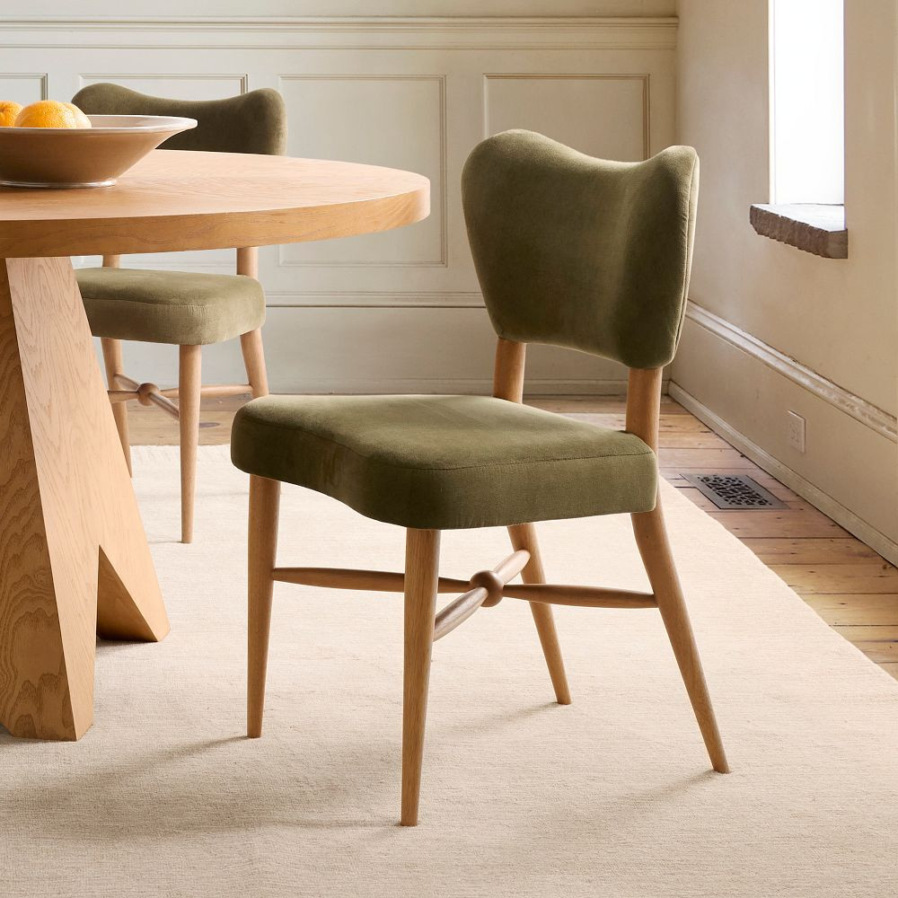 Pierce & Ward Curved Back Dining Chair | West Elm (US)