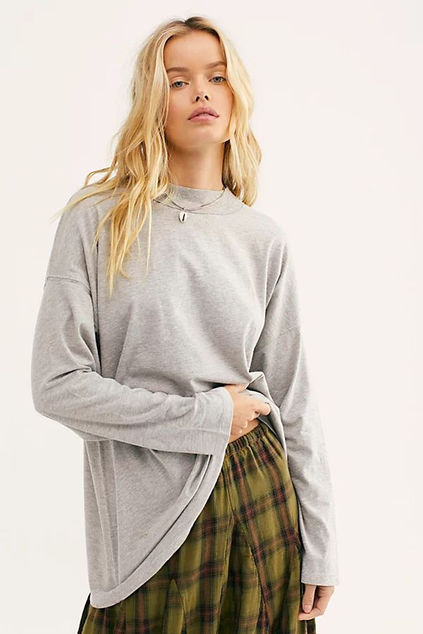 We The Free Be Free Tunic by We The Free at Free People, Heather Grey, S | Free People (Global - UK&FR Excluded)