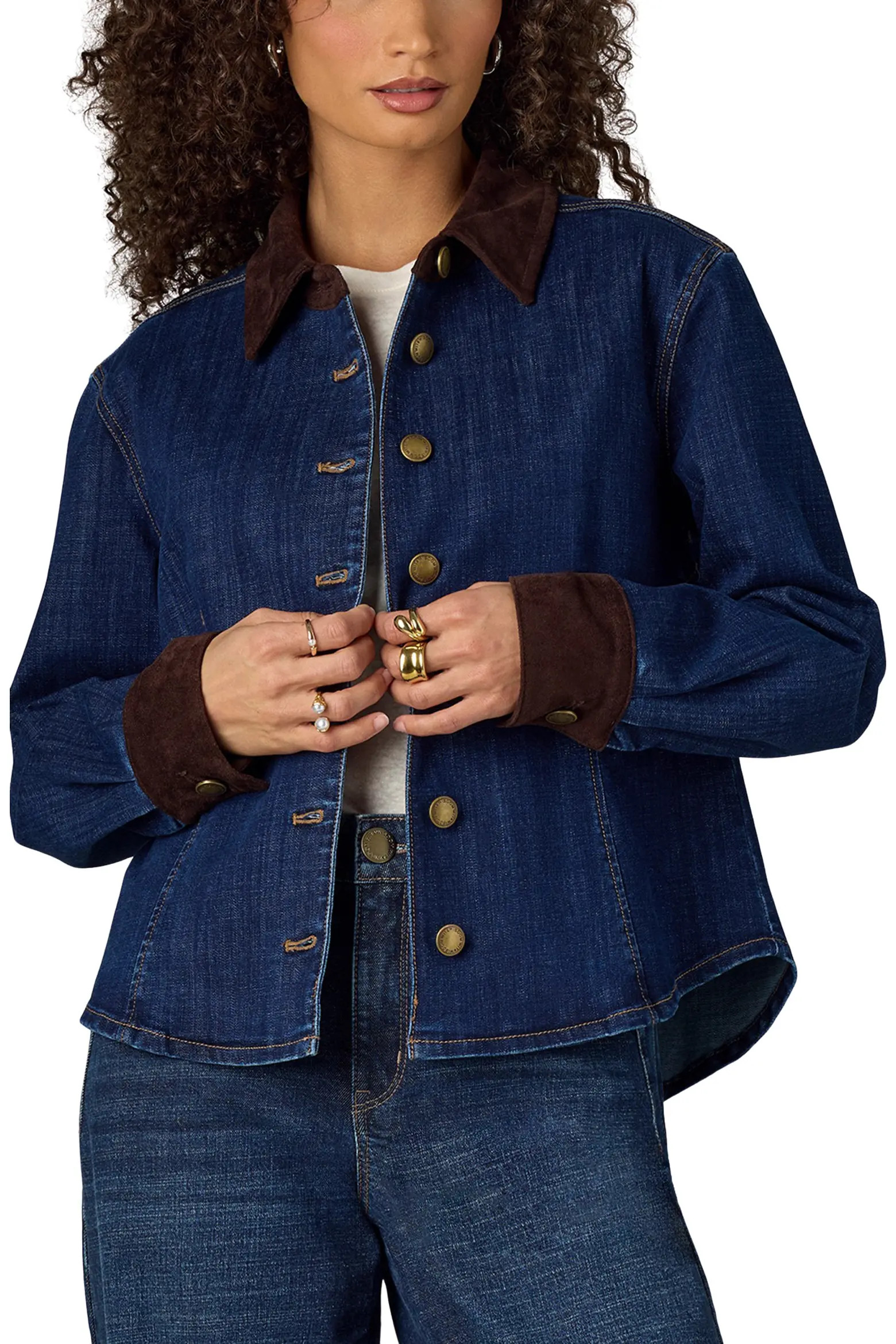Denim Button-Up Jacket (Women) | Nordstrom | Nordstrom