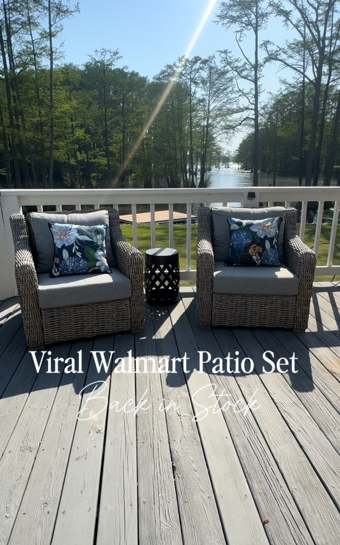 The viral patio set from last year is back in stock!  Ours still look brand new a year later...  they’re back in stock so grab a set if you’ve been eyeing chairs like these! 

#LTKHome